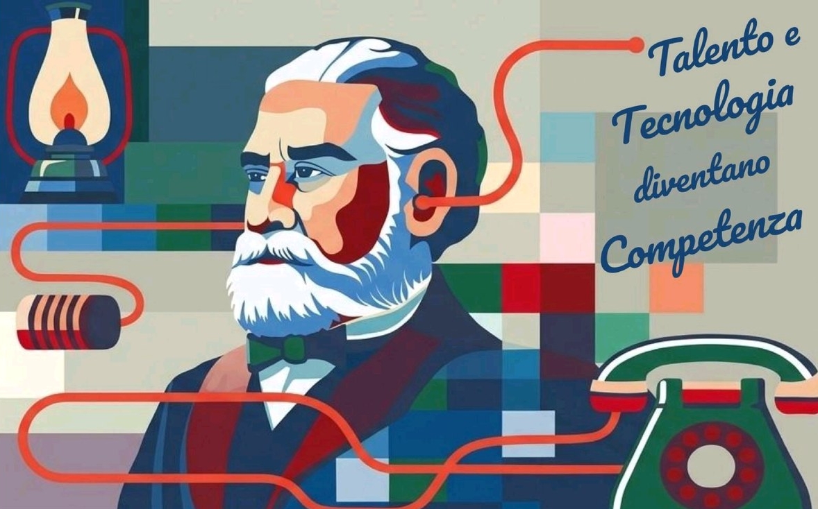 Murales I.I.S. A. Meucci - Talento e Tecnologia diventano Competenza
